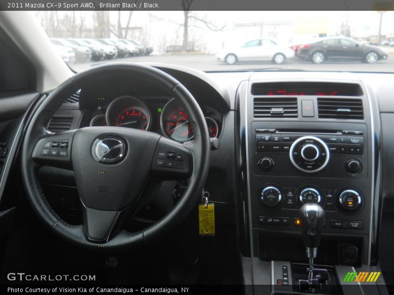 Brilliant Black / Black 2011 Mazda CX-9 Sport AWD