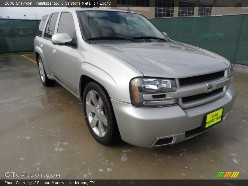 Silverstone Metallic / Ebony 2008 Chevrolet TrailBlazer SS
