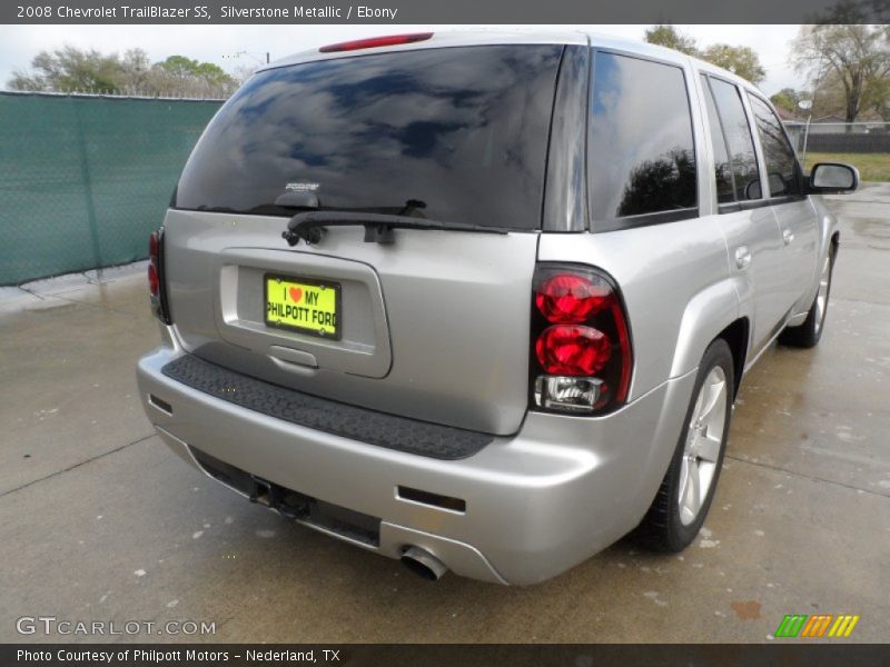 Silverstone Metallic / Ebony 2008 Chevrolet TrailBlazer SS