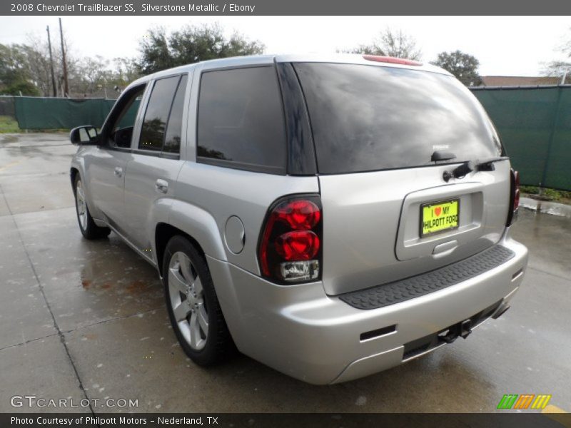Silverstone Metallic / Ebony 2008 Chevrolet TrailBlazer SS