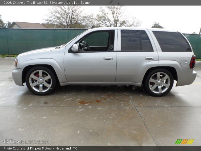 Silverstone Metallic / Ebony 2008 Chevrolet TrailBlazer SS