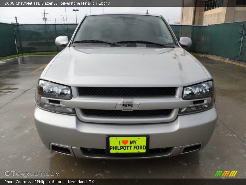 Silverstone Metallic / Ebony 2008 Chevrolet TrailBlazer SS