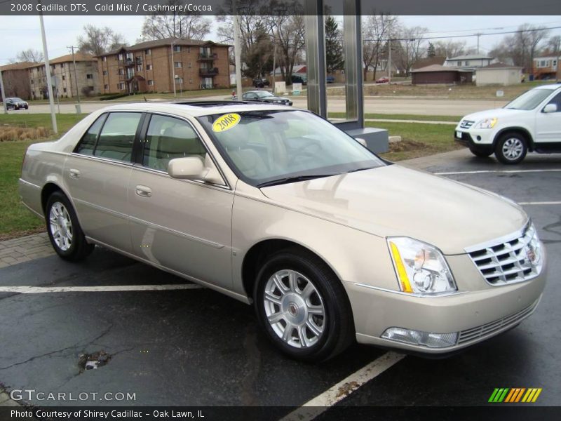 Gold Mist / Cashmere/Cocoa 2008 Cadillac DTS