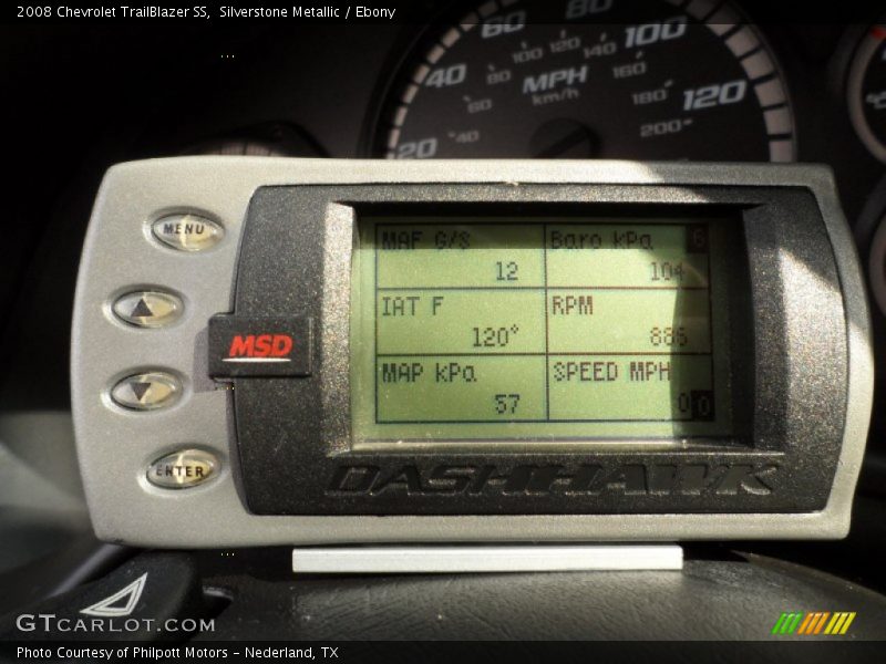 Silverstone Metallic / Ebony 2008 Chevrolet TrailBlazer SS