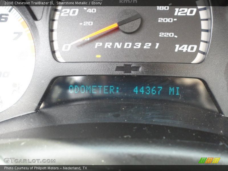 Silverstone Metallic / Ebony 2008 Chevrolet TrailBlazer SS