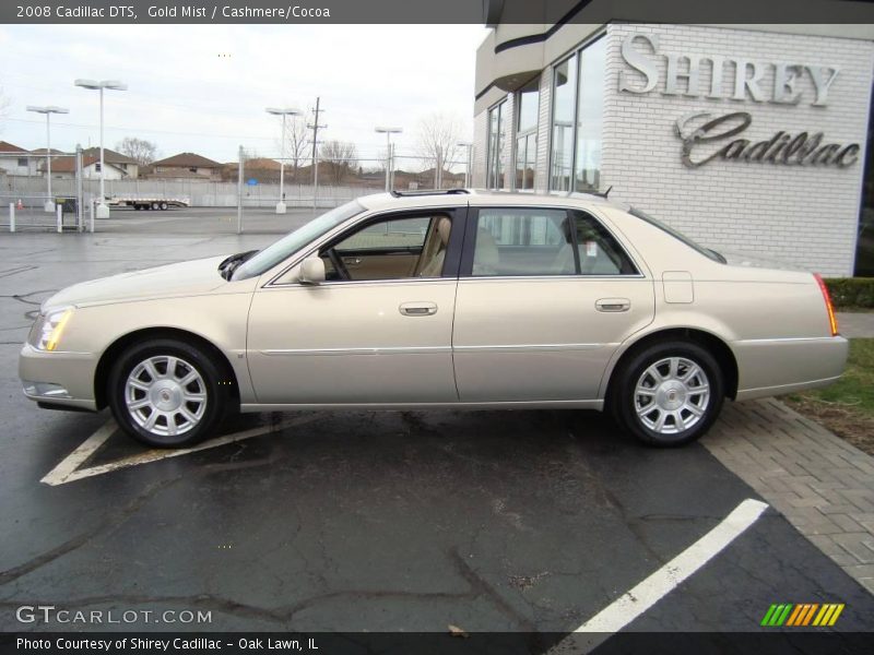 Gold Mist / Cashmere/Cocoa 2008 Cadillac DTS