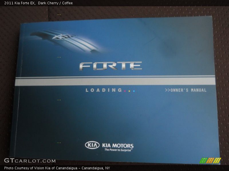 Dark Cherry / Coffee 2011 Kia Forte EX