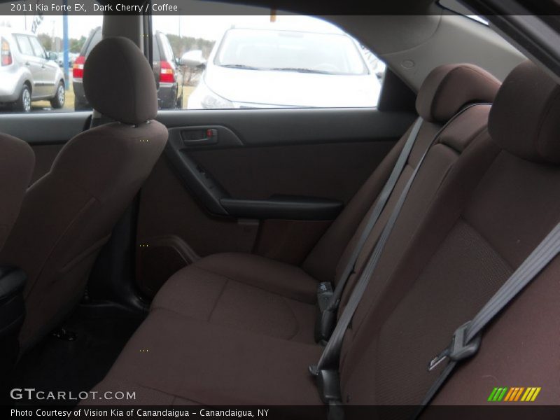 Dark Cherry / Coffee 2011 Kia Forte EX
