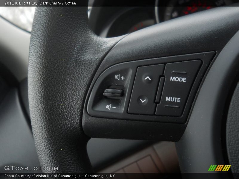 Dark Cherry / Coffee 2011 Kia Forte EX