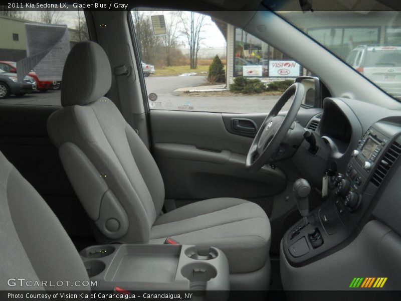 Glacier Blue / Gray 2011 Kia Sedona LX
