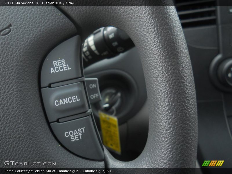 Glacier Blue / Gray 2011 Kia Sedona LX