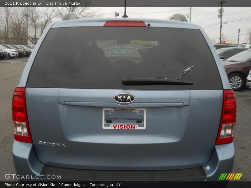 Glacier Blue / Gray 2011 Kia Sedona LX