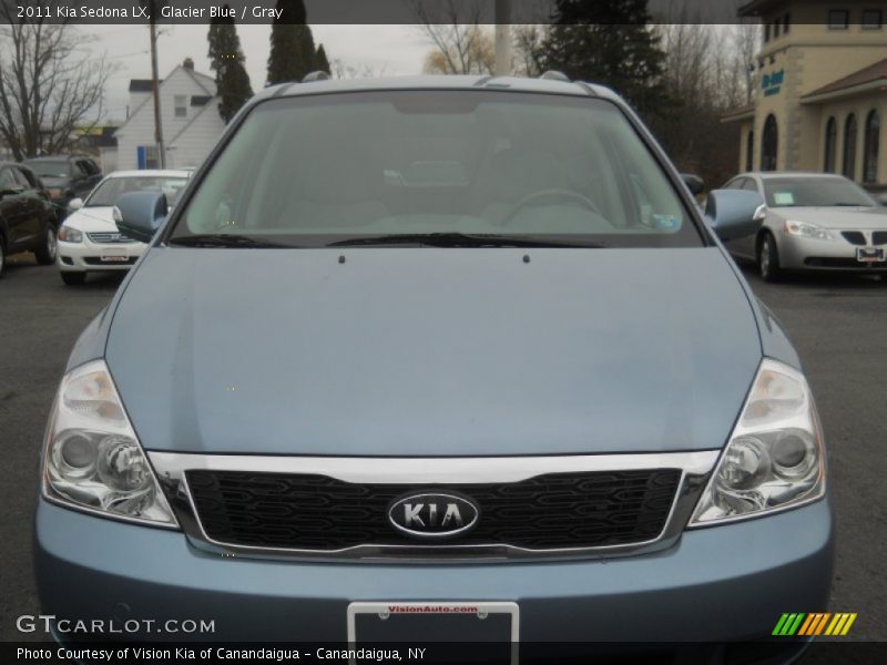 Glacier Blue / Gray 2011 Kia Sedona LX