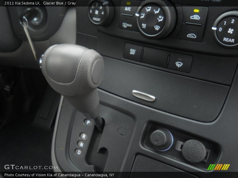 Glacier Blue / Gray 2011 Kia Sedona LX