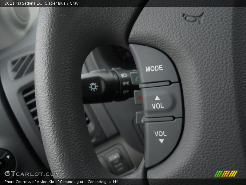 Glacier Blue / Gray 2011 Kia Sedona LX