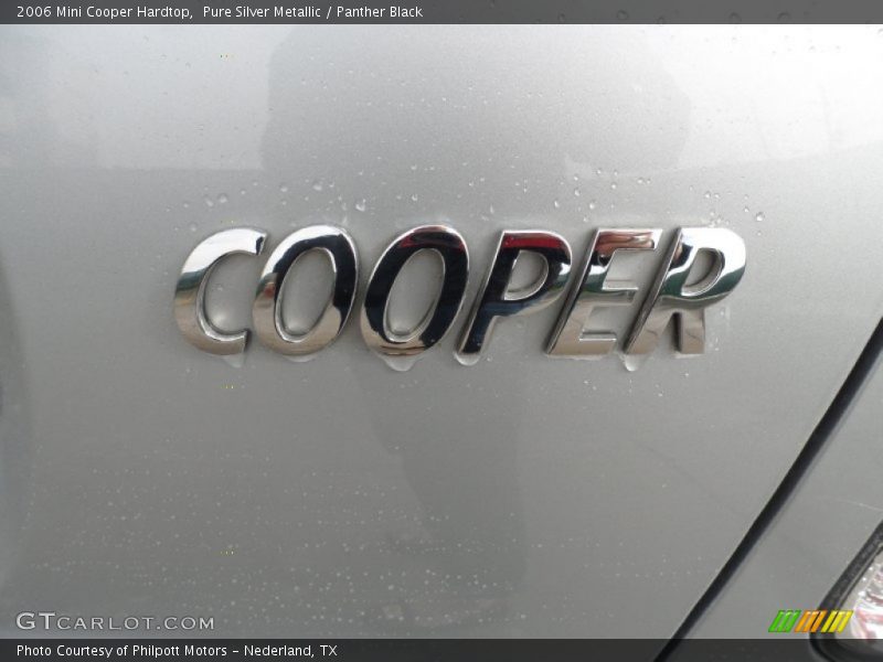 Pure Silver Metallic / Panther Black 2006 Mini Cooper Hardtop