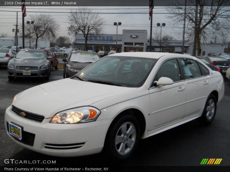 White / Neutral 2009 Chevrolet Impala LT