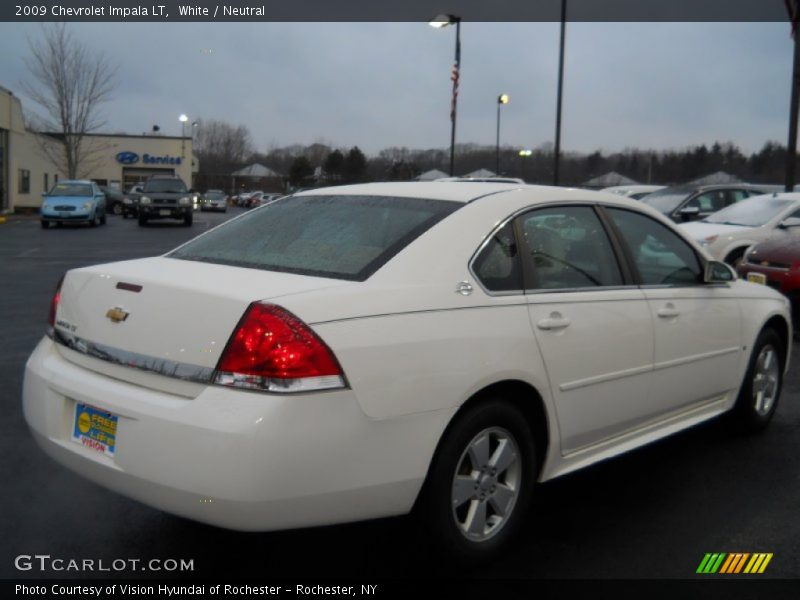 White / Neutral 2009 Chevrolet Impala LT