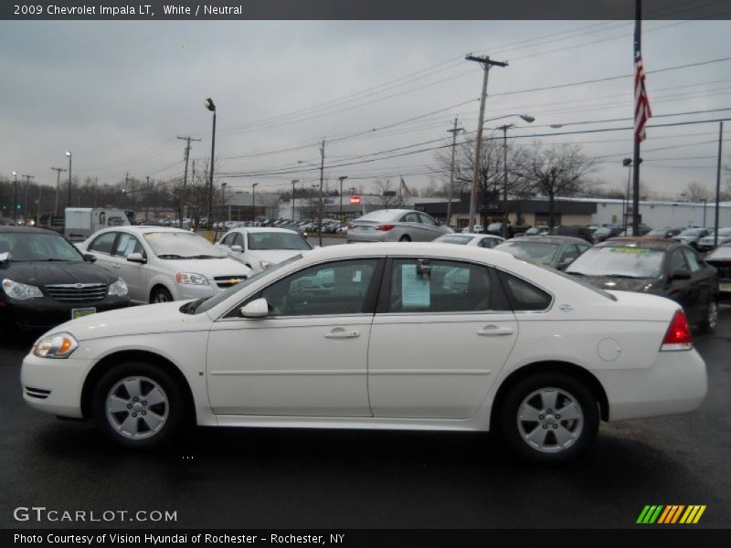 White / Neutral 2009 Chevrolet Impala LT