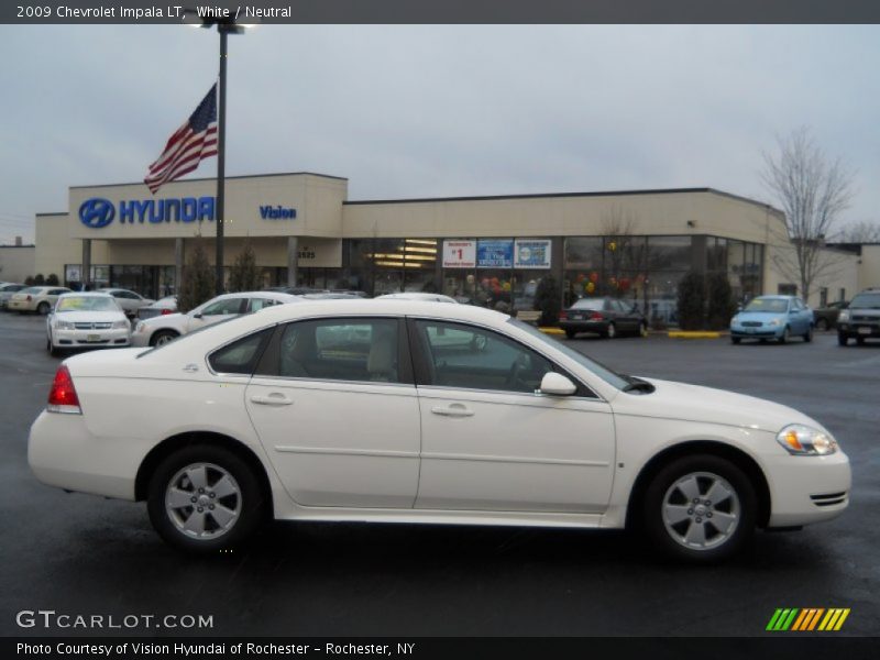 White / Neutral 2009 Chevrolet Impala LT