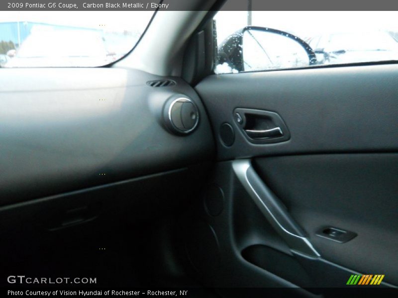Carbon Black Metallic / Ebony 2009 Pontiac G6 Coupe