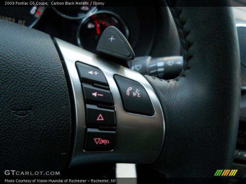 Carbon Black Metallic / Ebony 2009 Pontiac G6 Coupe