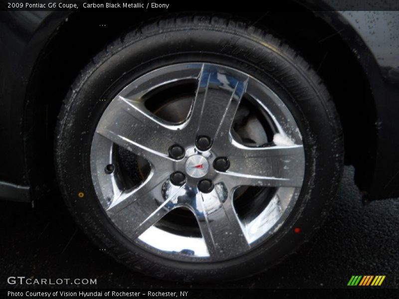 Carbon Black Metallic / Ebony 2009 Pontiac G6 Coupe