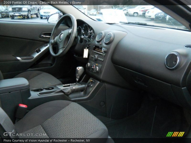 Carbon Black Metallic / Ebony 2009 Pontiac G6 Coupe