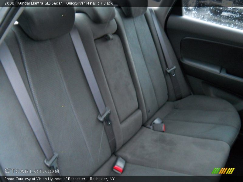 QuickSilver Metallic / Black 2008 Hyundai Elantra GLS Sedan
