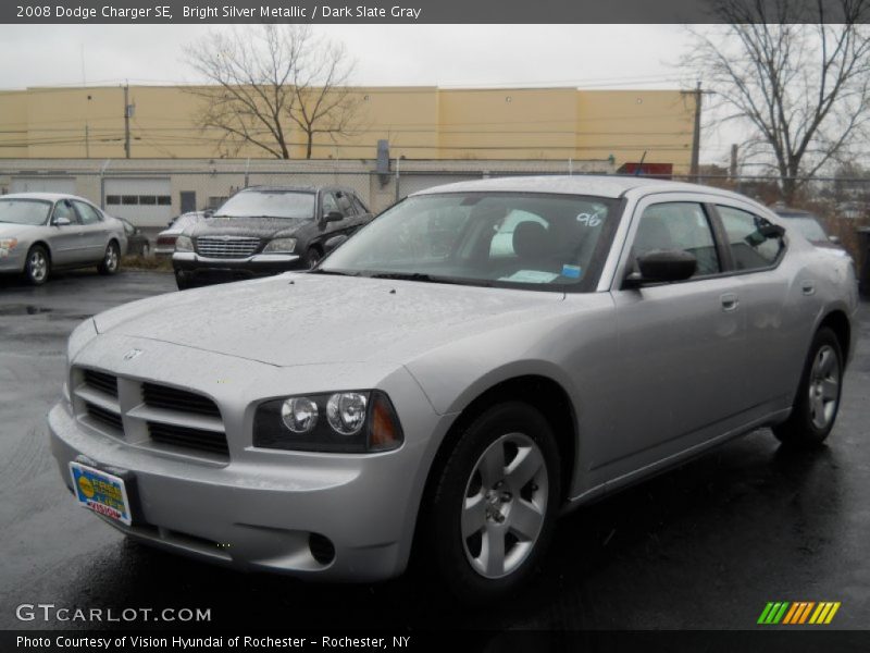 Bright Silver Metallic / Dark Slate Gray 2008 Dodge Charger SE