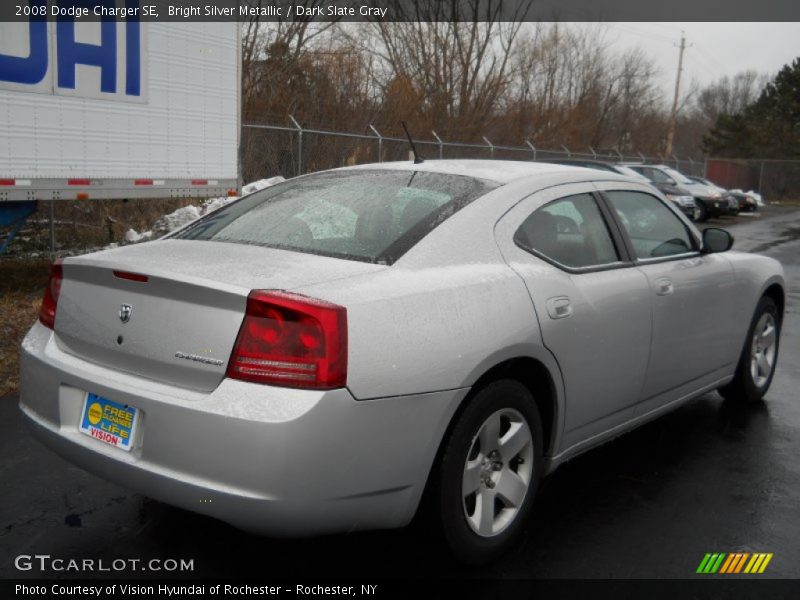 Bright Silver Metallic / Dark Slate Gray 2008 Dodge Charger SE