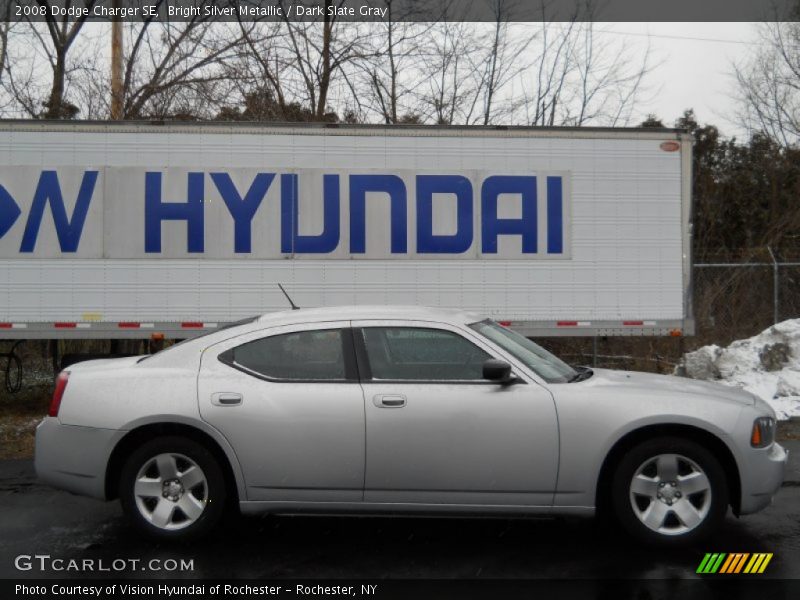 Bright Silver Metallic / Dark Slate Gray 2008 Dodge Charger SE