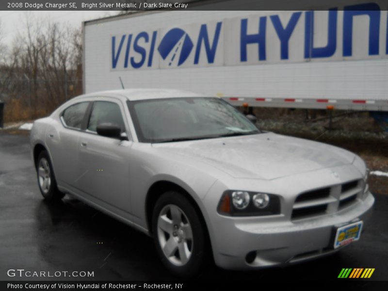 Bright Silver Metallic / Dark Slate Gray 2008 Dodge Charger SE