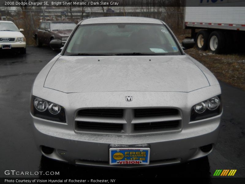 Bright Silver Metallic / Dark Slate Gray 2008 Dodge Charger SE