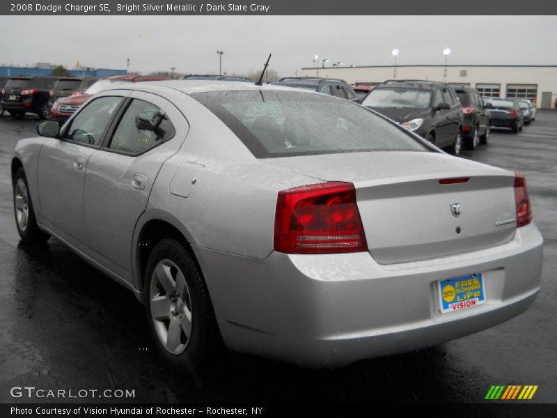 Bright Silver Metallic / Dark Slate Gray 2008 Dodge Charger SE