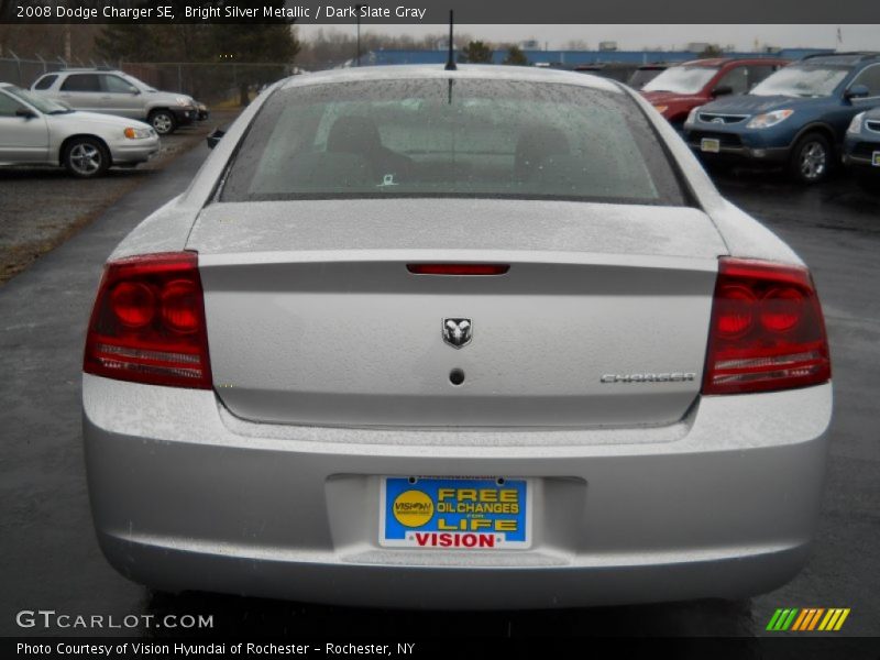 Bright Silver Metallic / Dark Slate Gray 2008 Dodge Charger SE