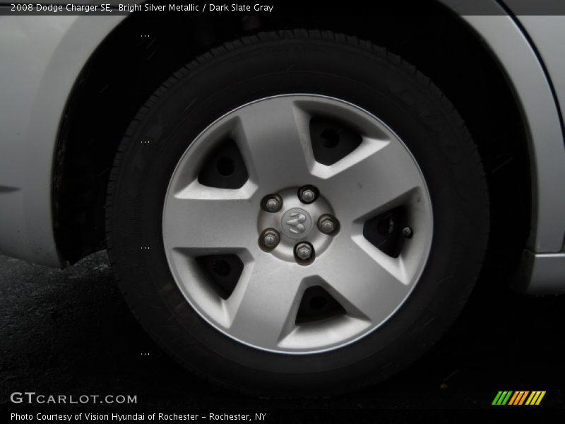 Bright Silver Metallic / Dark Slate Gray 2008 Dodge Charger SE