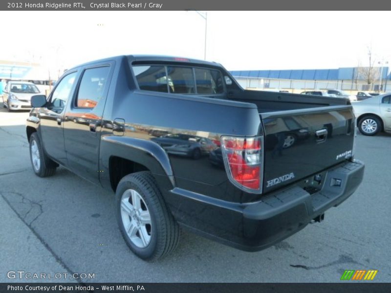 Crystal Black Pearl / Gray 2012 Honda Ridgeline RTL