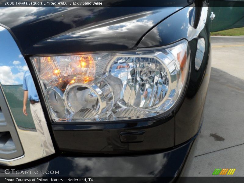 Black / Sand Beige 2008 Toyota Sequoia Limited 4WD