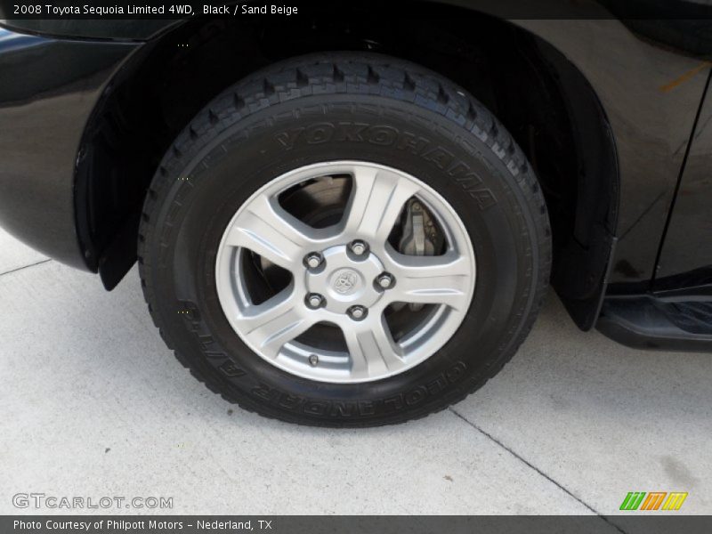 Black / Sand Beige 2008 Toyota Sequoia Limited 4WD