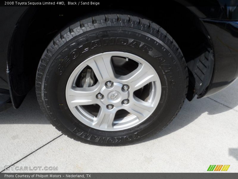Black / Sand Beige 2008 Toyota Sequoia Limited 4WD