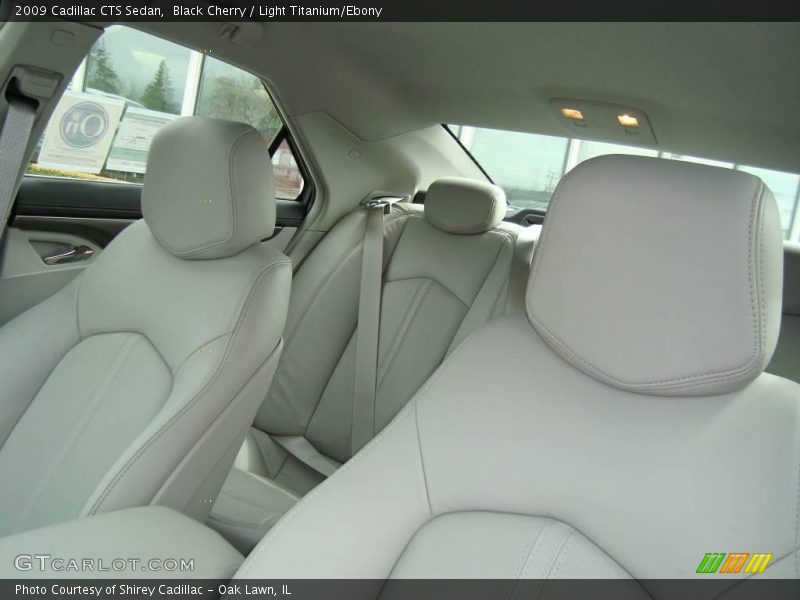 Black Cherry / Light Titanium/Ebony 2009 Cadillac CTS Sedan