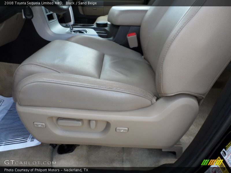 Black / Sand Beige 2008 Toyota Sequoia Limited 4WD
