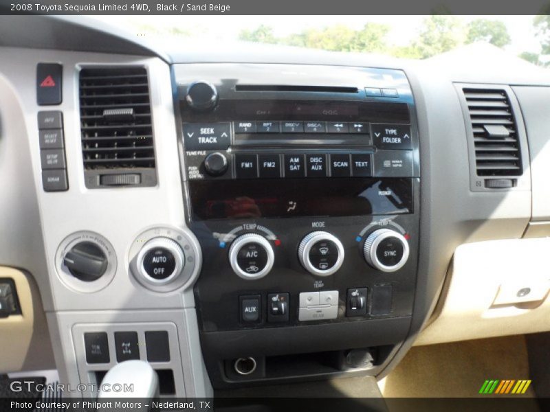 Black / Sand Beige 2008 Toyota Sequoia Limited 4WD