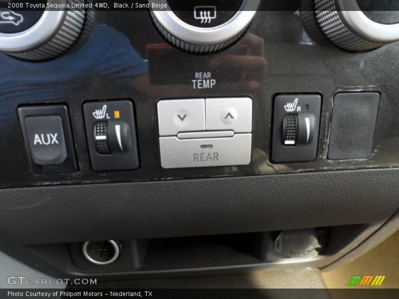 Black / Sand Beige 2008 Toyota Sequoia Limited 4WD