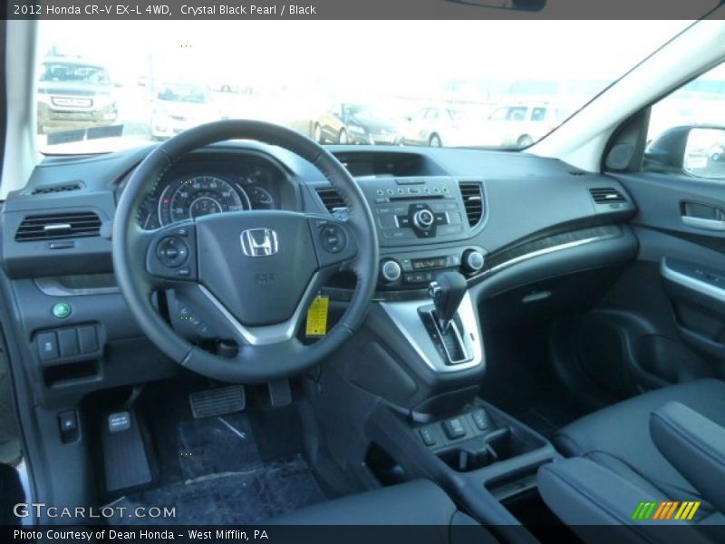 Dashboard of 2012 CR-V EX-L 4WD