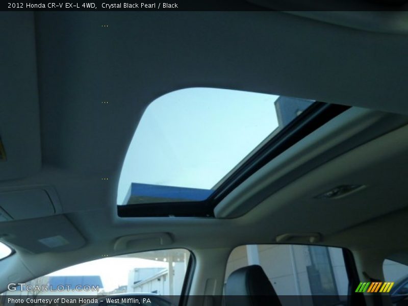 Crystal Black Pearl / Black 2012 Honda CR-V EX-L 4WD