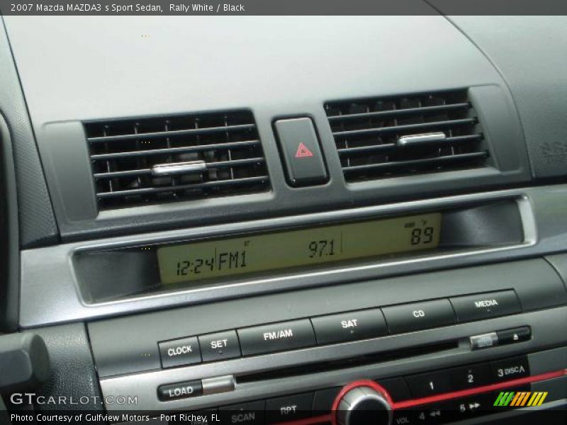 Rally White / Black 2007 Mazda MAZDA3 s Sport Sedan