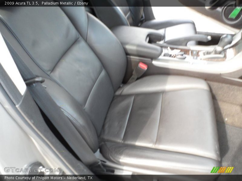 Palladium Metallic / Ebony 2009 Acura TL 3.5