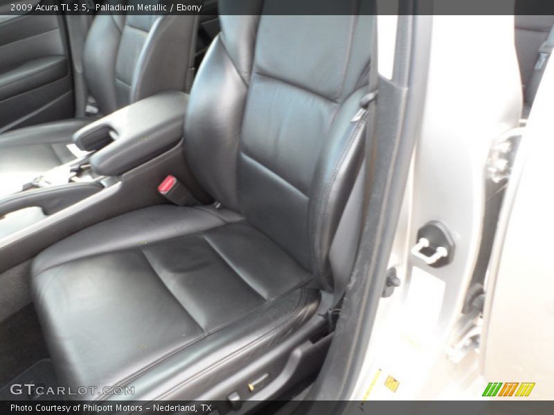 Palladium Metallic / Ebony 2009 Acura TL 3.5